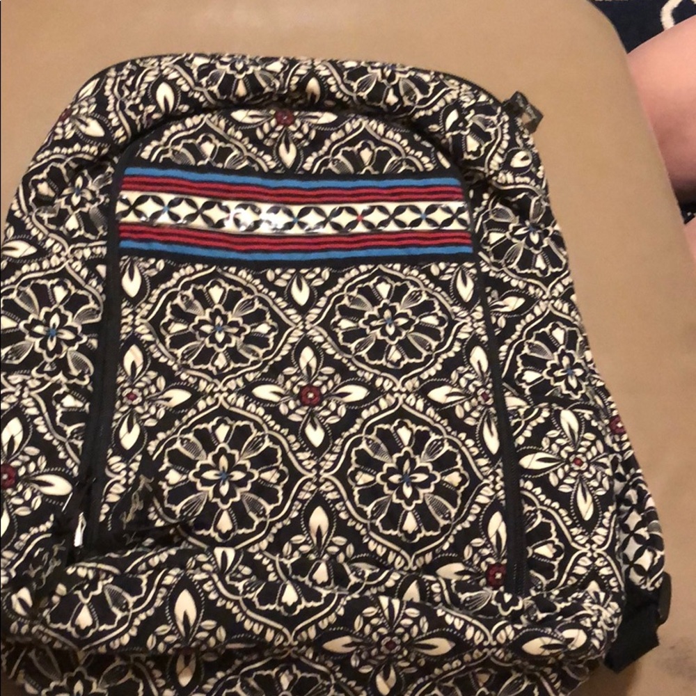 Vera Bradley Barcelona pattern laptop backpack